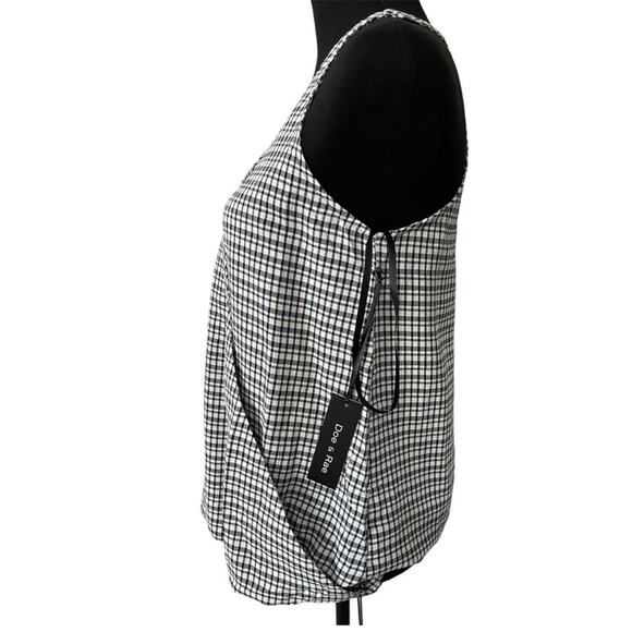 New ~ DOE & RAE ~ Strappy back blouse Sz S ~ Fall layering - Picture 2 of 6